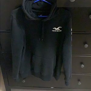 Hollister Black Hoodie Size Medium